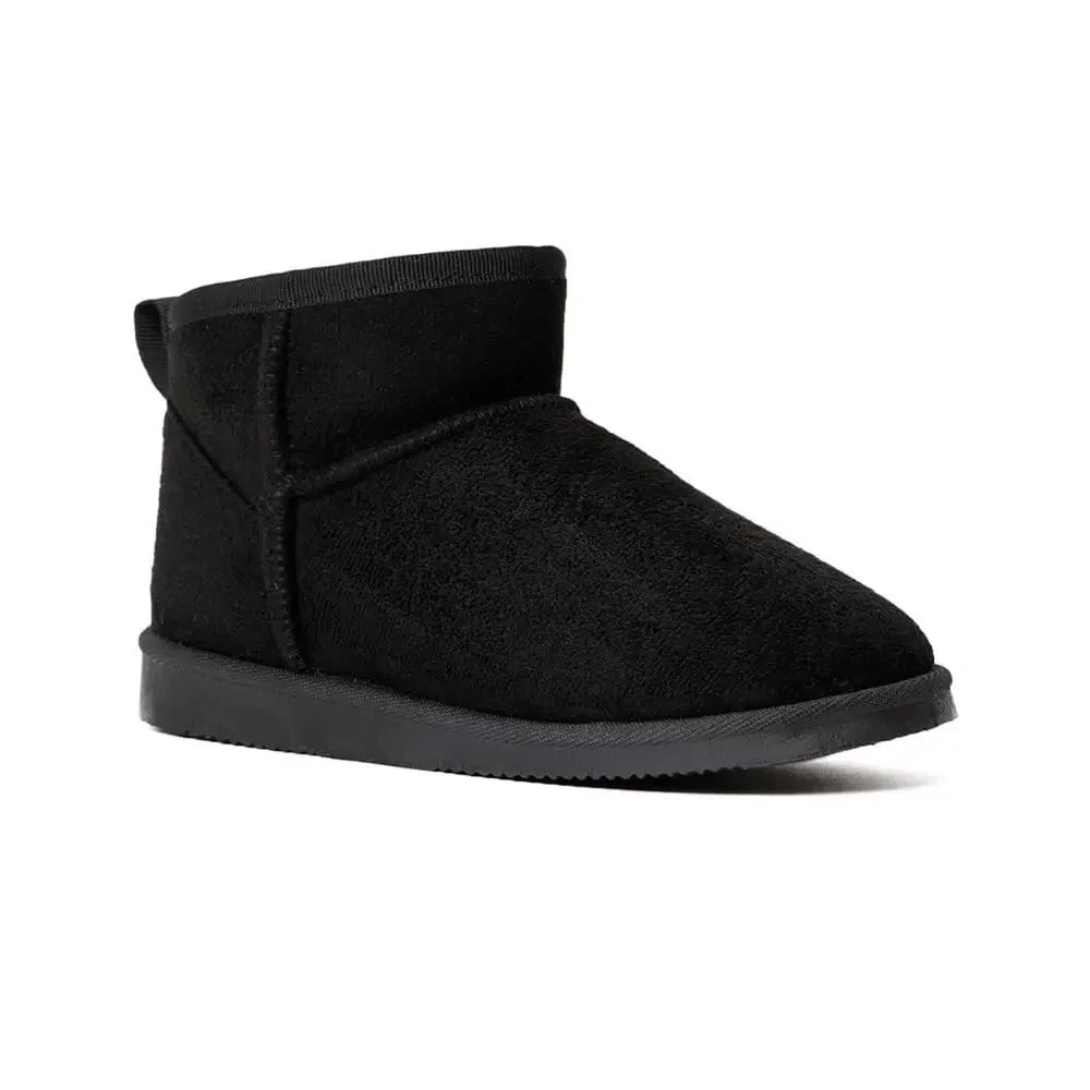 FABKIDS ANKLE BOOTS WINTER SNOW TODDLER BLACK SIZE 10